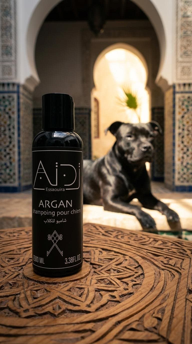 Shampoing Argan — Nettoyer, masser, rincer